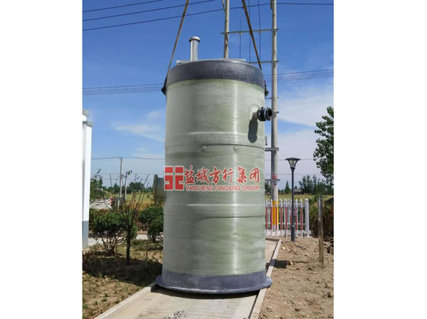 待安裝一體化預制泵站